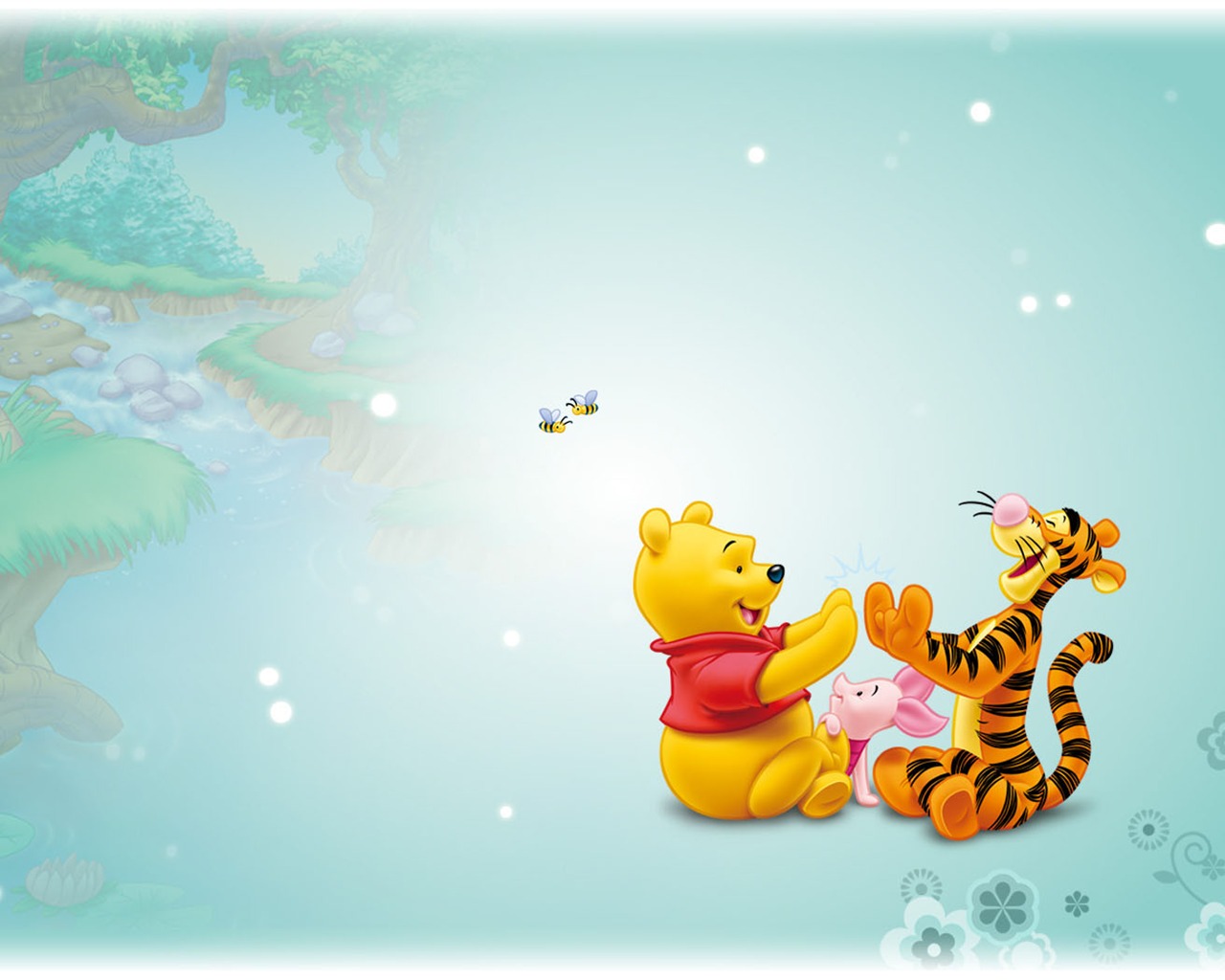 Walt Disney cartoon Winnie the Pooh wallpaper (2) #22 - 1280x1024