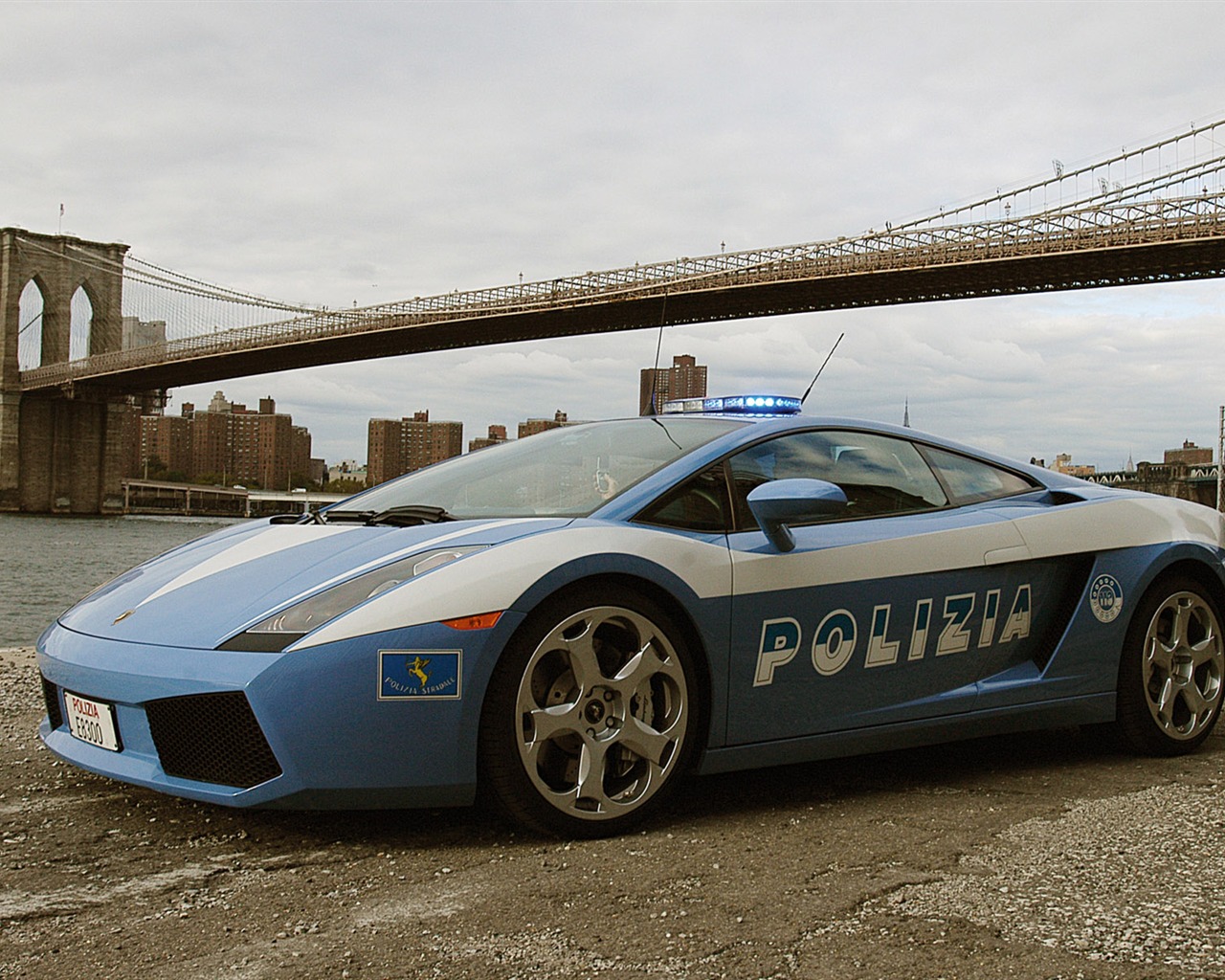 Policejní Lamborghini Gallardo - 2005 HD tapetu #2 - 1280x1024