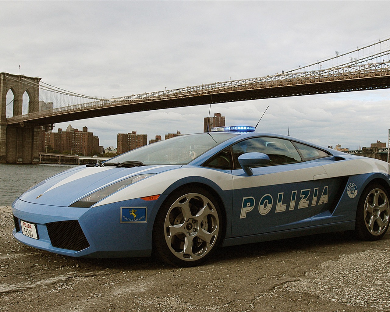 Lamborghini Gallardo Police - 2005 兰博基尼2 - 1280x1024