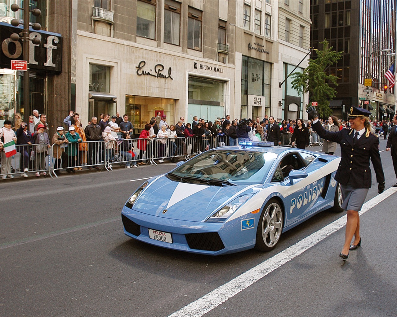 Lamborghini Gallardo Police - 2005 兰博基尼4 - 1280x1024