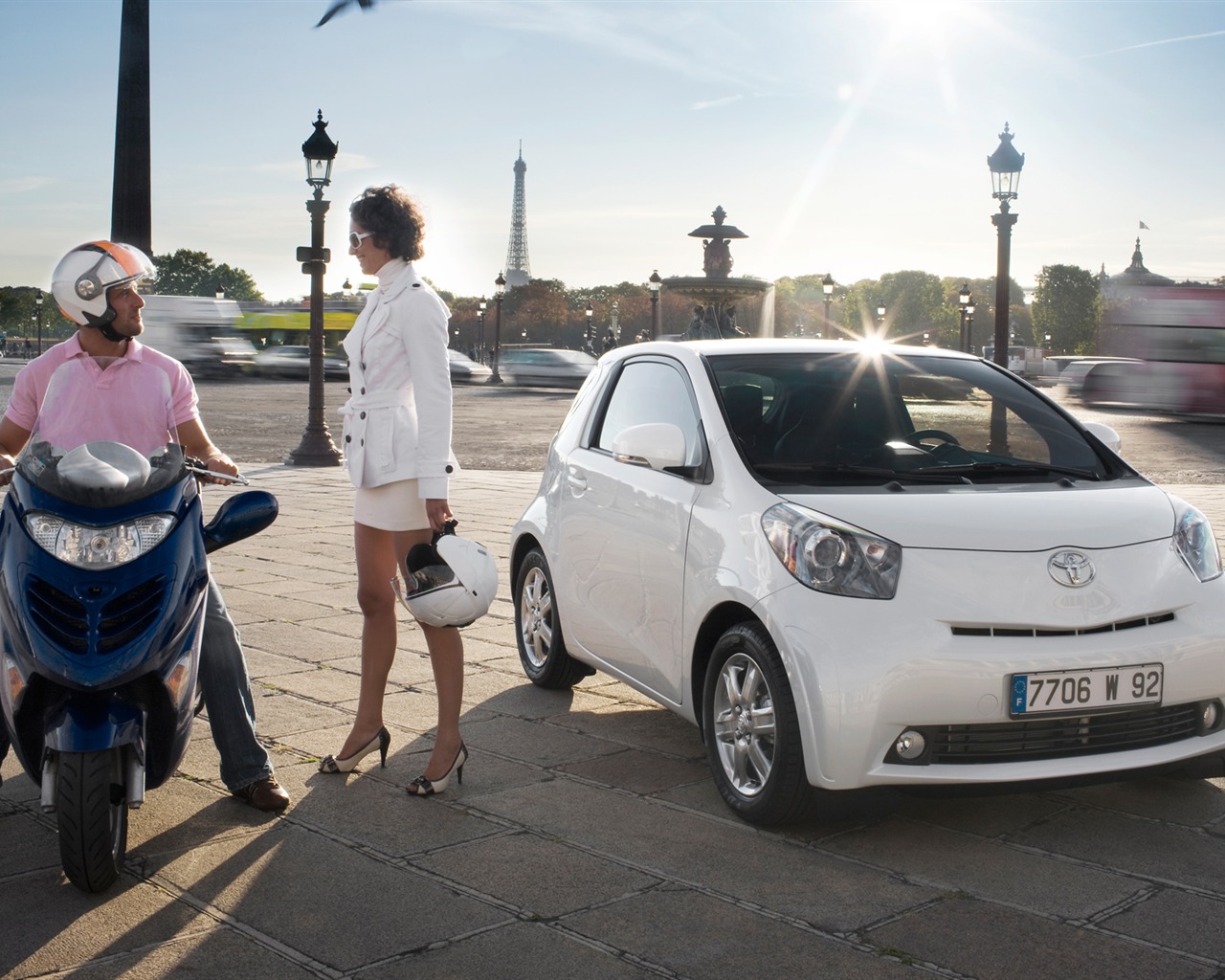 Toyota iQ - 2009 fonds d'écran HD (2) #23 - 1280x1024