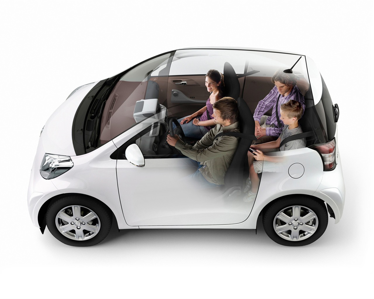 Toyota iQ - 2009 HD tapetu (2) #39 - 1280x1024