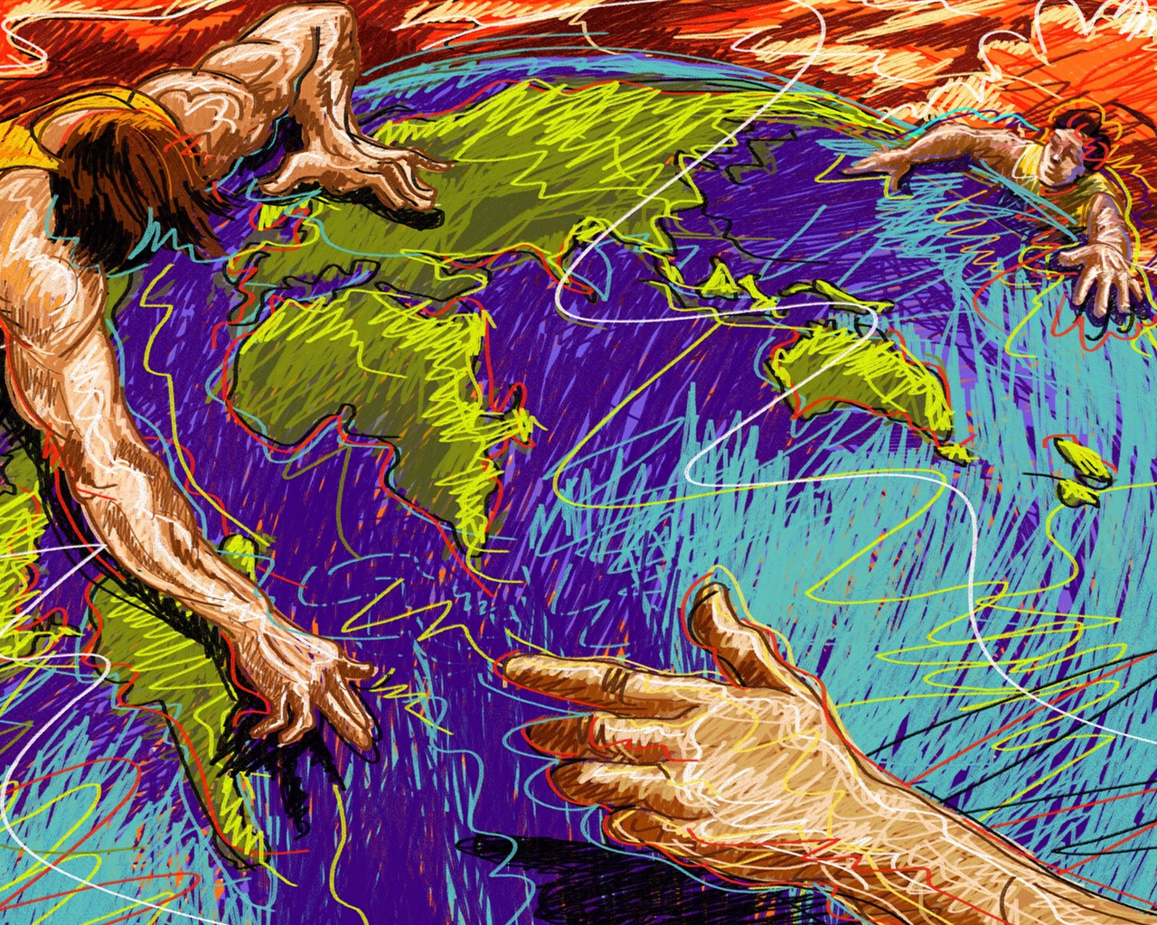 Living hand-painted wallpaper widescreen (2) #17 - 1280x1024