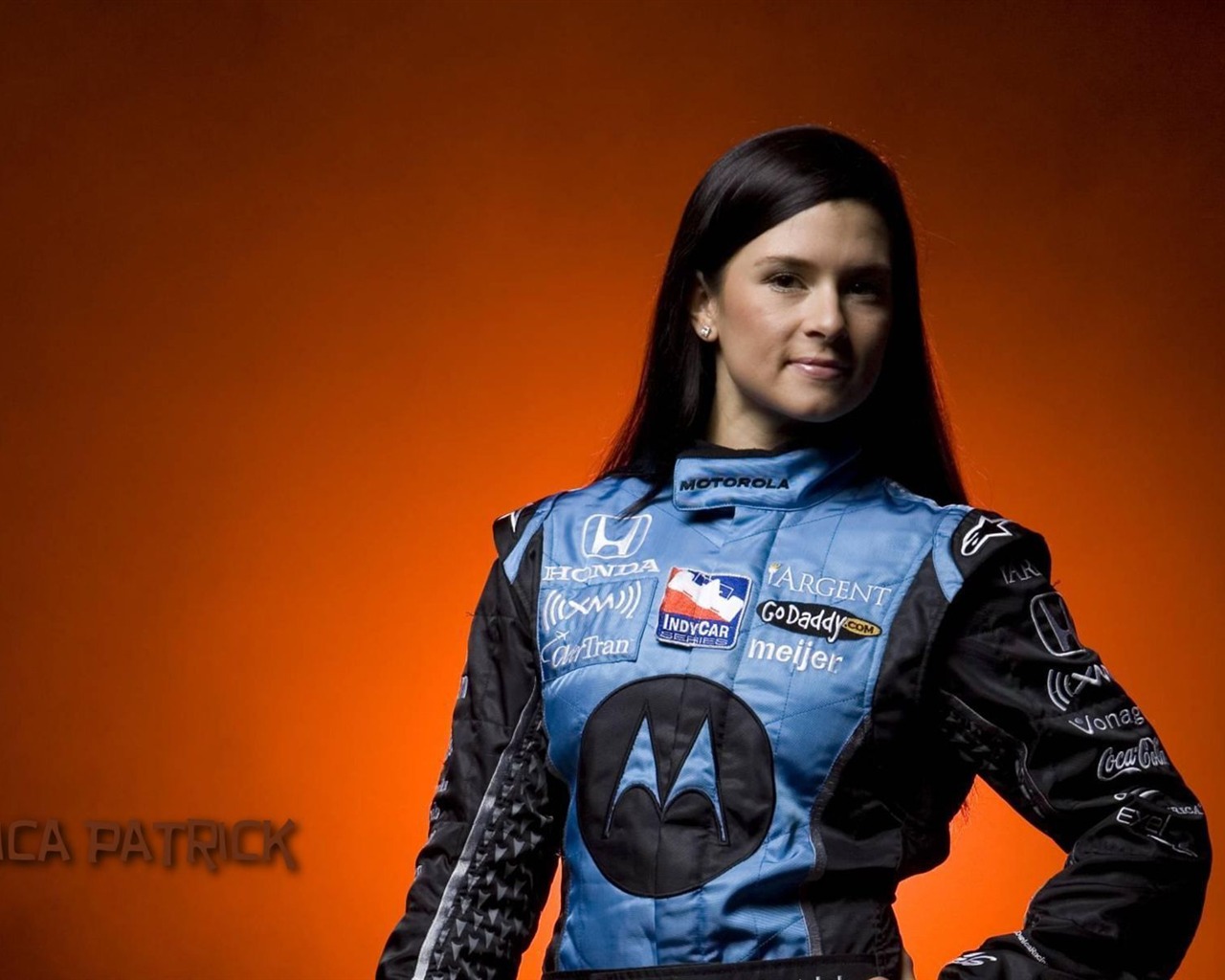 Danica Patrick krásnou tapetu #6 - 1280x1024