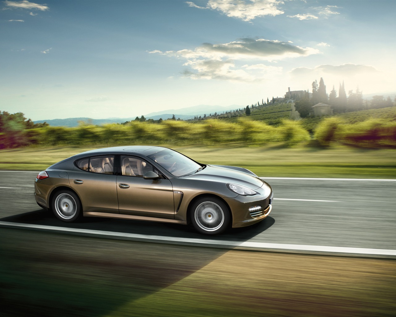 Porsche Panamera 4-2010 HD tapetu #2 - 1280x1024