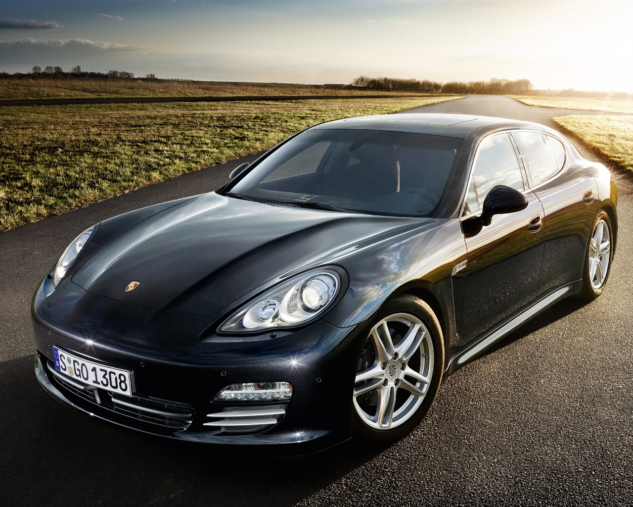 포르쉐 Panamera 4-2010의 HD 벽지 #4 - 1280x1024