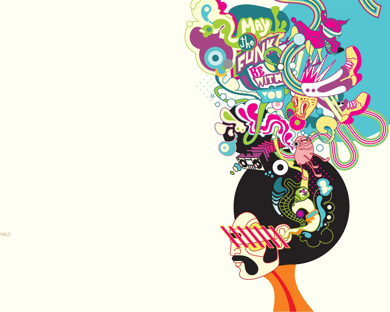 ZUNE Cartoon tapety #2 - 1280x1024