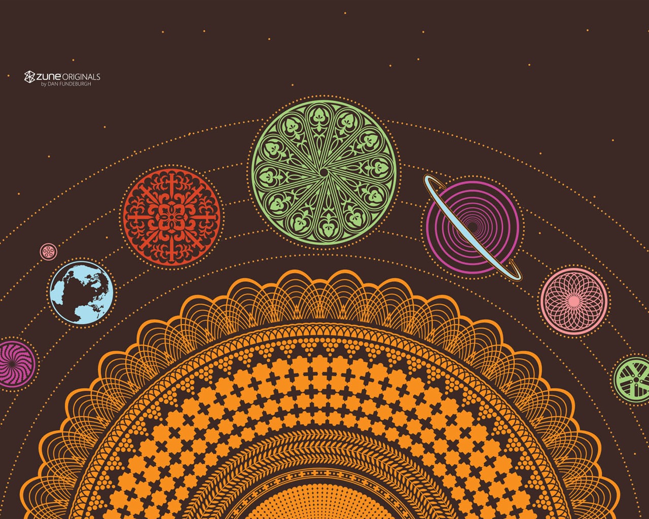 ZUNE Cartoon tapety #3 - 1280x1024