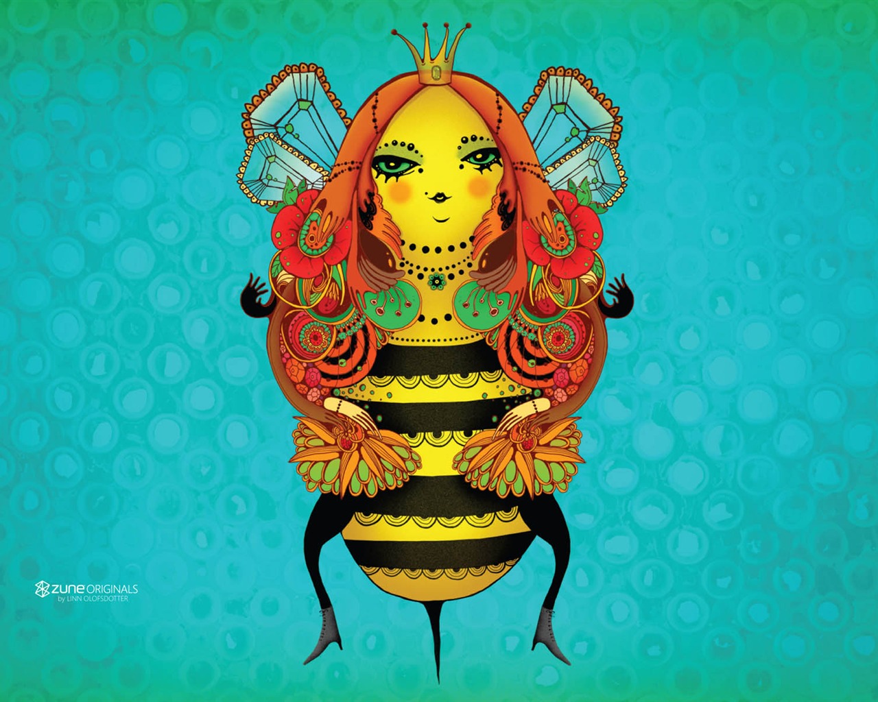 ZUNE Cartoon tapety #12 - 1280x1024
