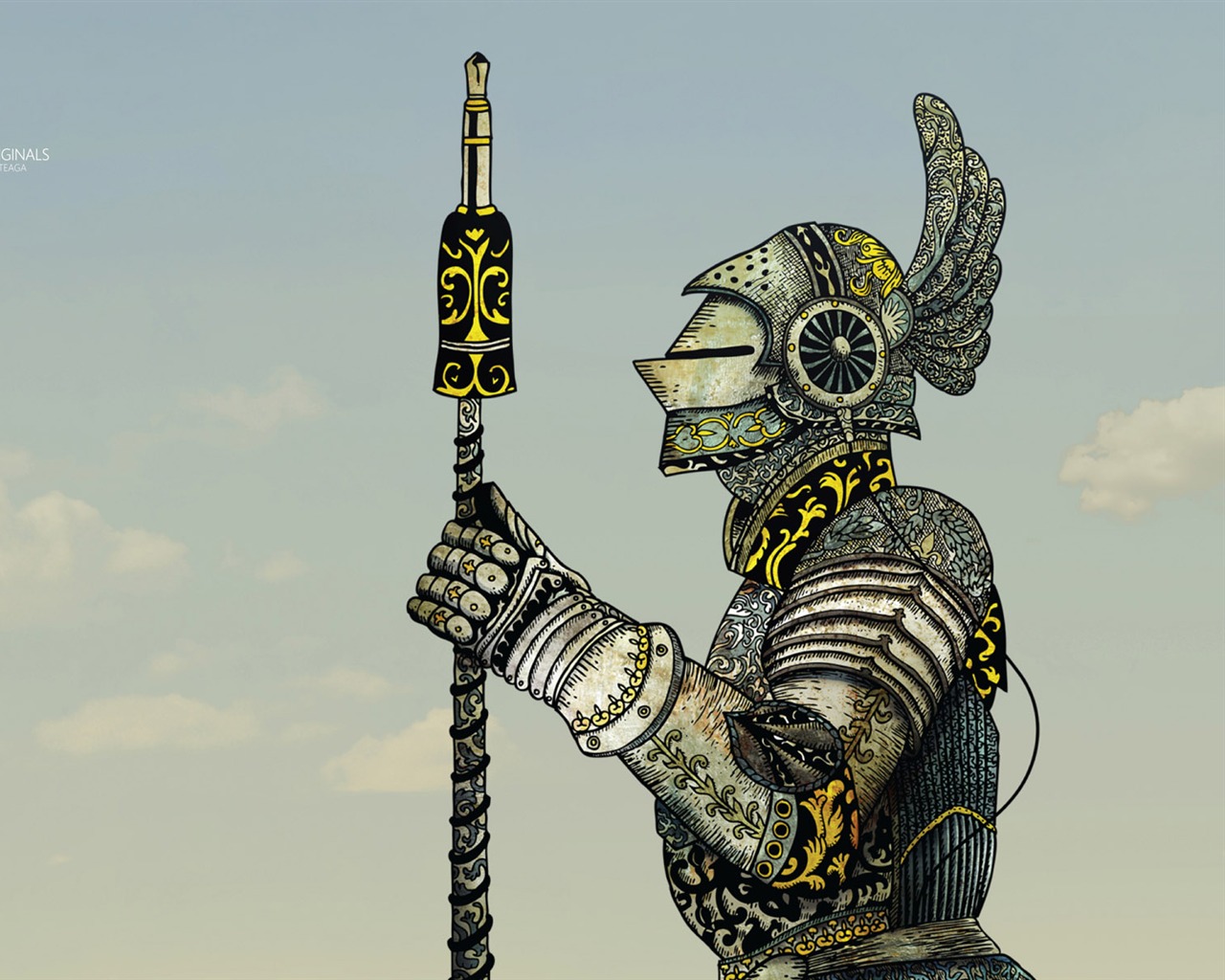 ZUNE Cartoon tapety #17 - 1280x1024