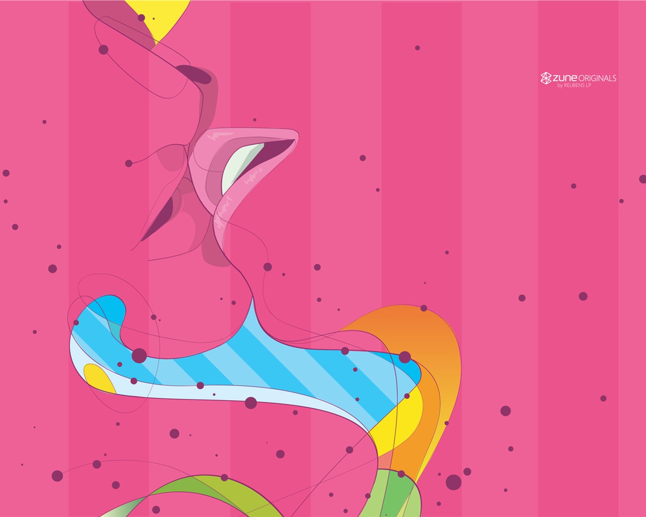 ZUNE 卡通壁紙 #20 - 1280x1024