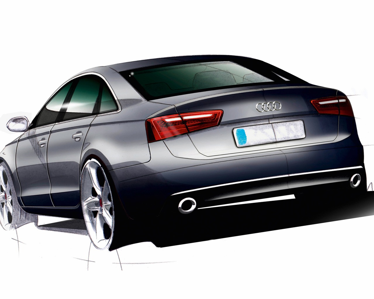 Audi A6 3.0 TDI quattro - 2011 HD tapetu #20 - 1280x1024