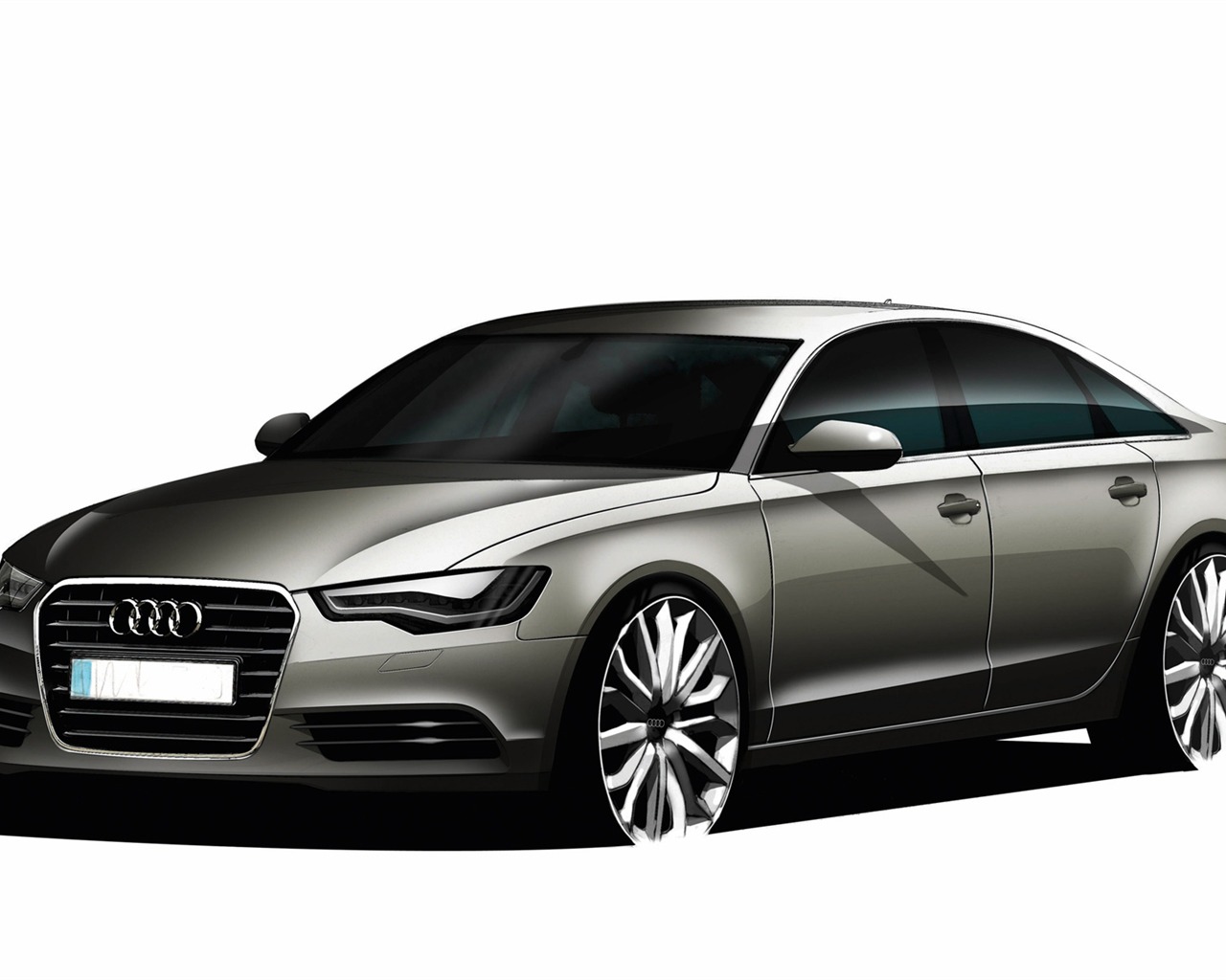 Audi A6 3.0 TDI quattro - 2011 HD tapetu #21 - 1280x1024