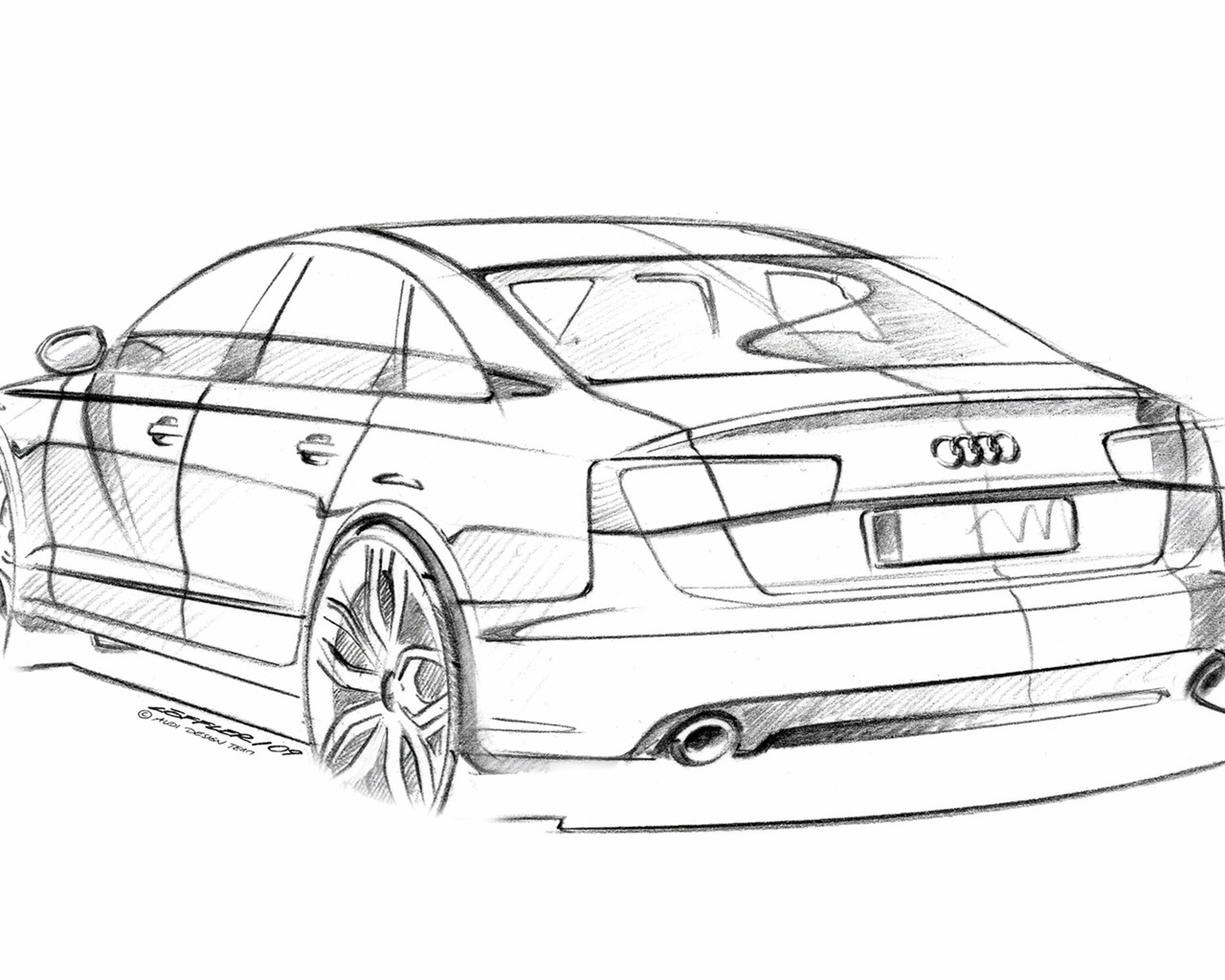 アウディA63.0のTDI quattroの-2011のHDの壁紙 #27 - 1280x1024