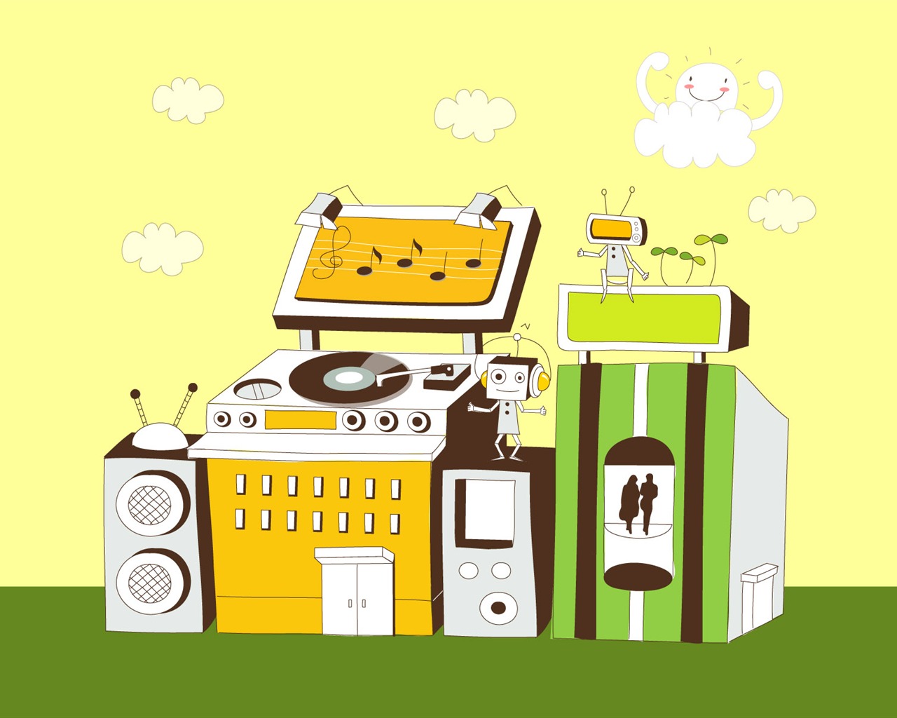 Technologie Vector představit, tapety (4) #11 - 1280x1024