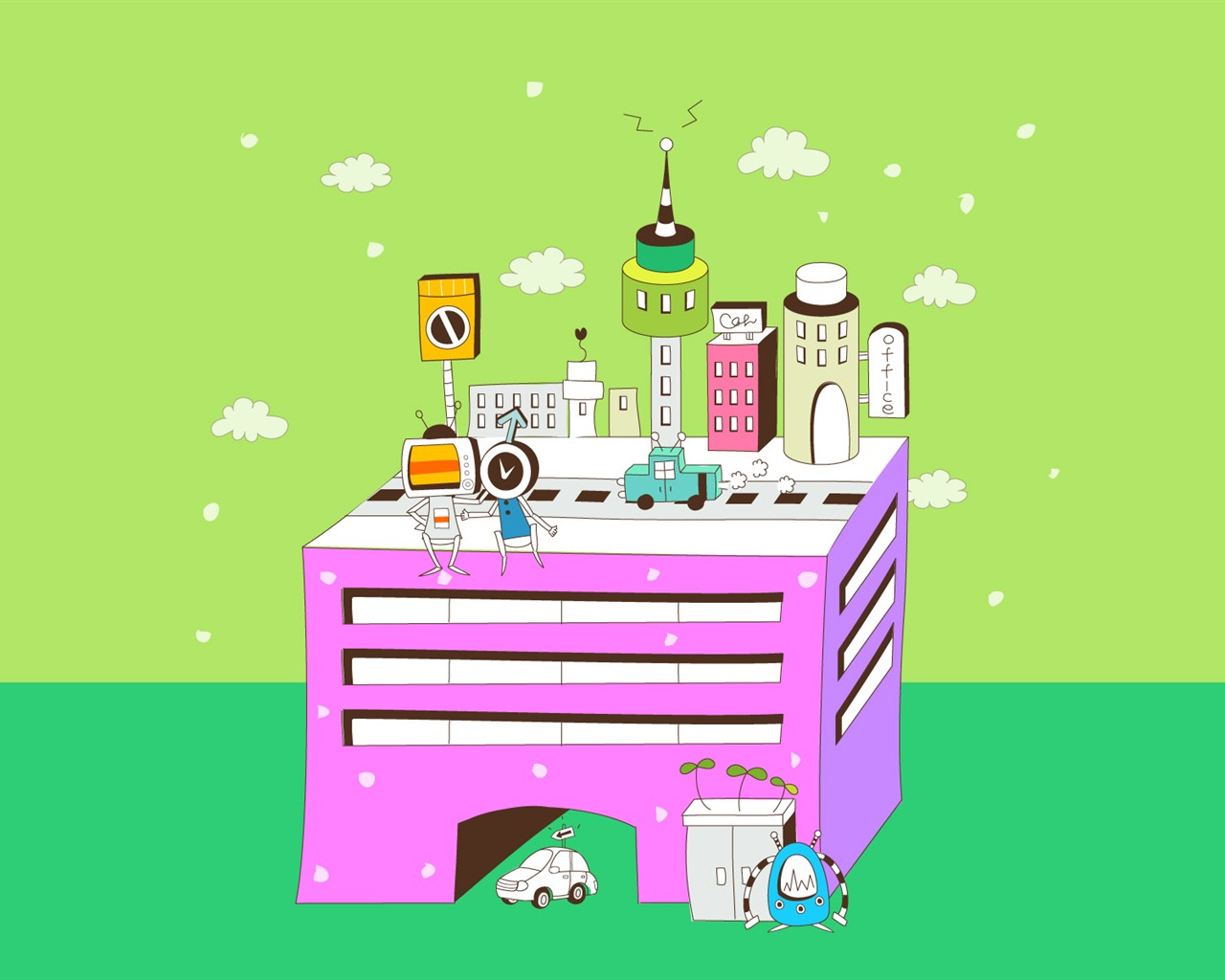 矢量科技想像 壁紙(四) #14 - 1280x1024