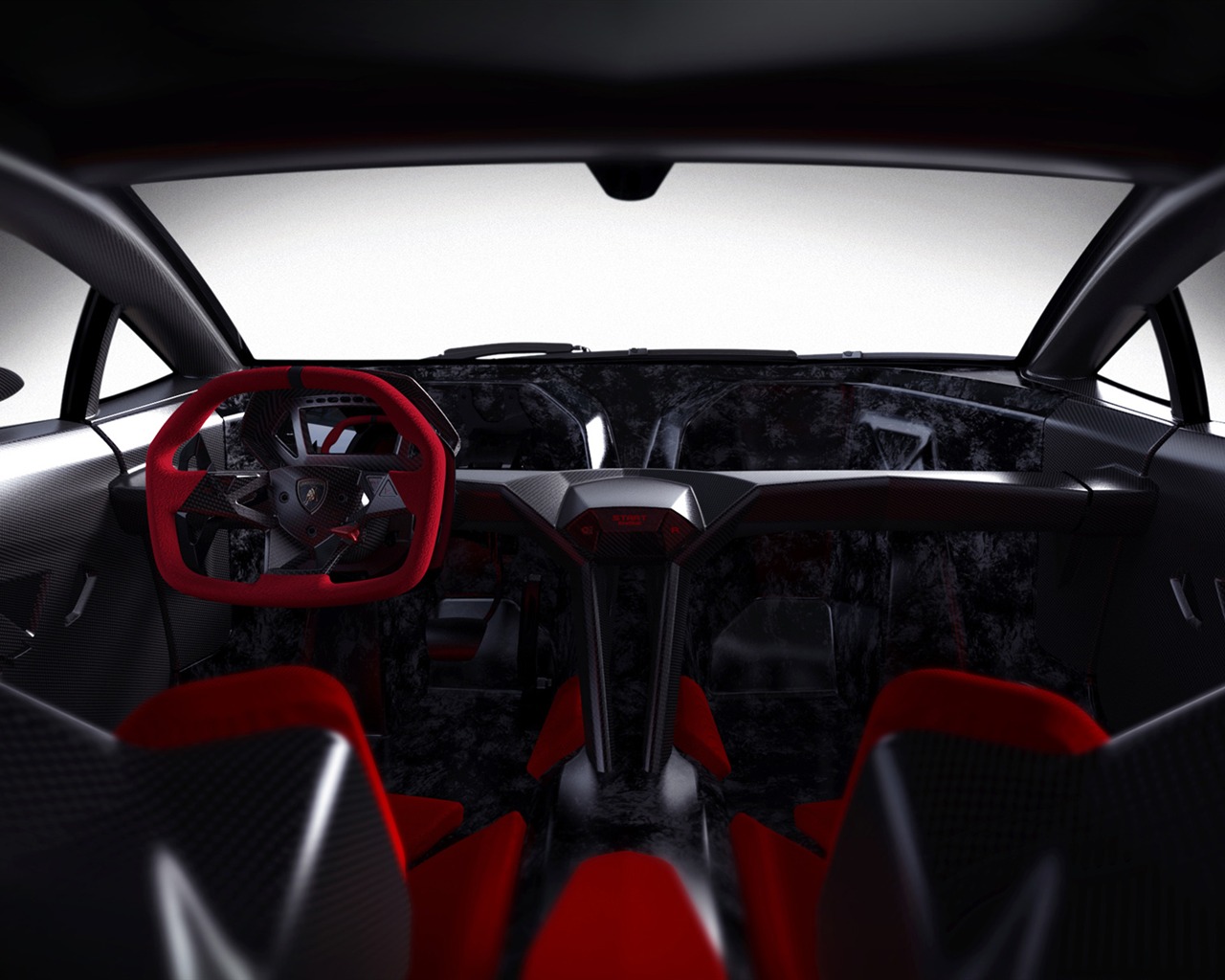 Lamborghini Concept Car Sesto Elemento - 2010 HD tapetu #5 - 1280x1024