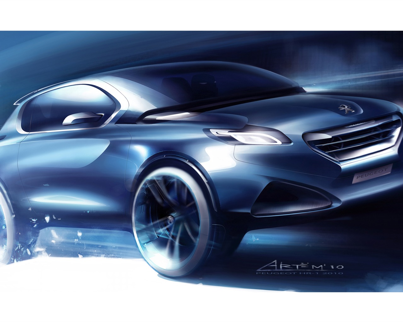 Concept Car Peugeot HR1 - 2010 HD tapetu #29 - 1280x1024