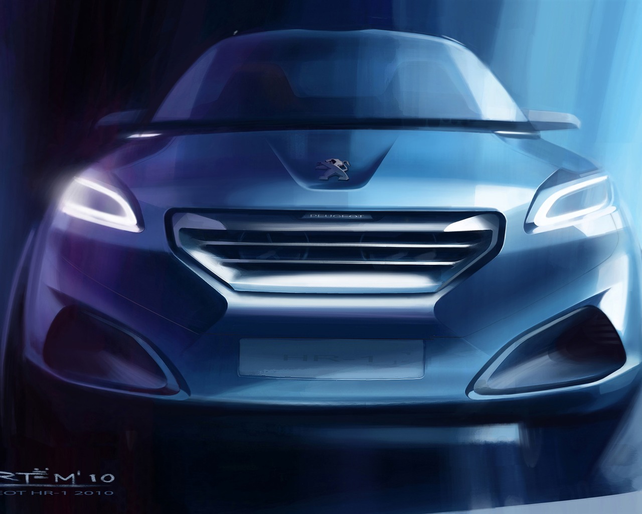Concept Car Peugeot HR1 - 2010 HD tapetu #31 - 1280x1024