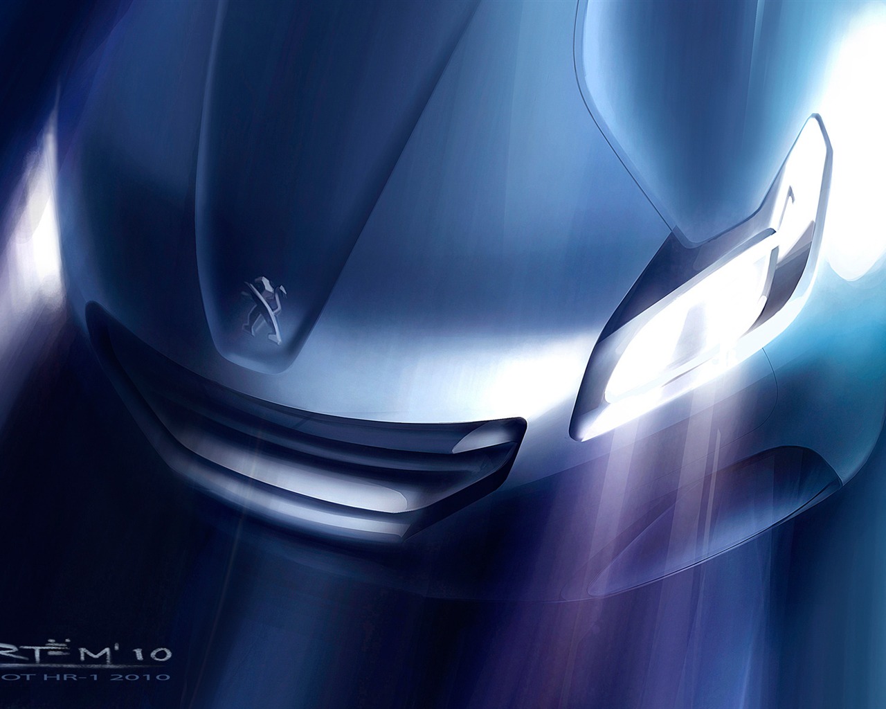 Concept Car Peugeot HR1 - 2010 HD tapetu #32 - 1280x1024