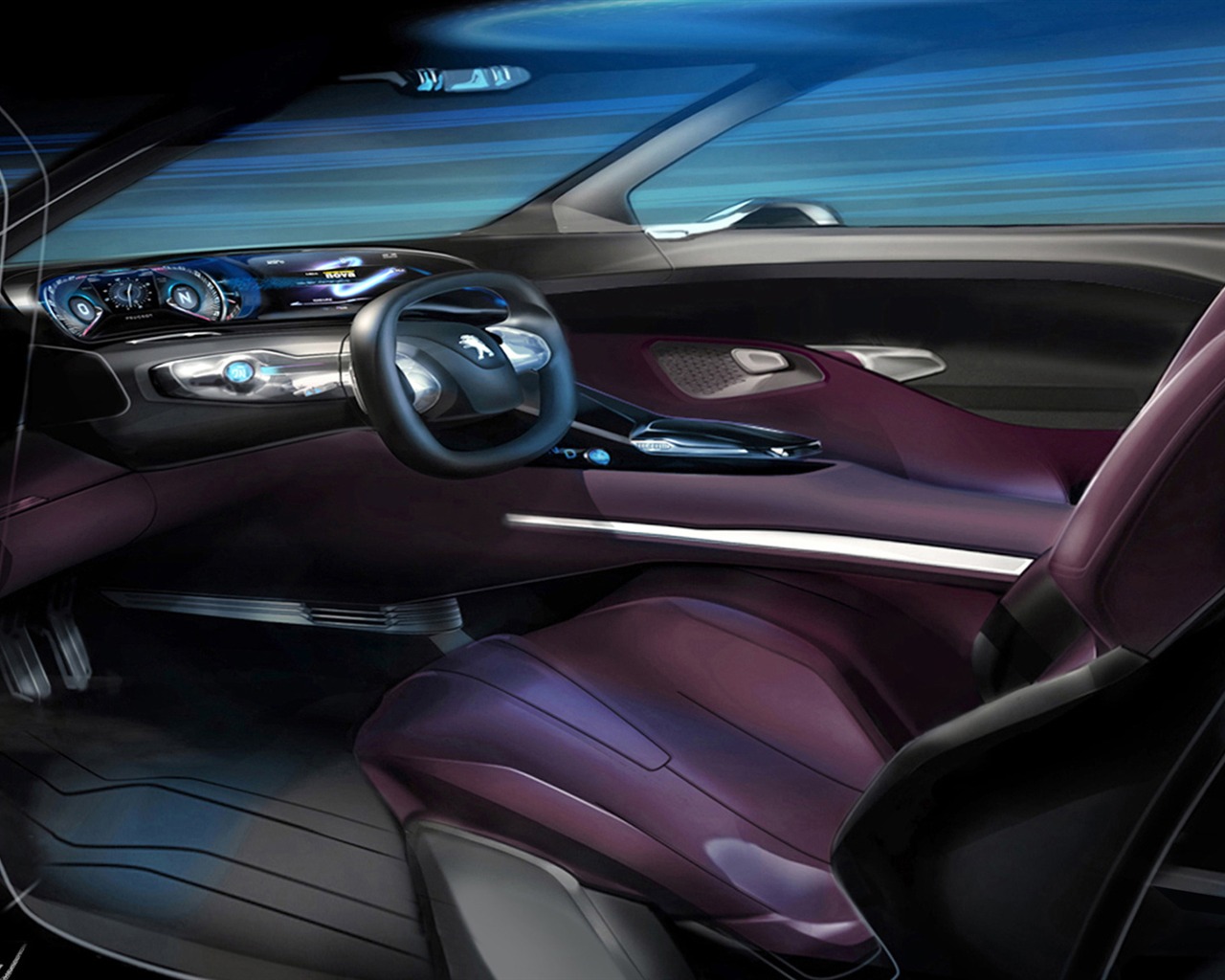 Concept Car Peugeot HR1 - 2010 HD tapetu #36 - 1280x1024