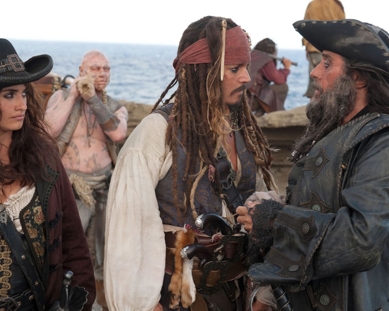 Pirates of the Caribbean: On Stranger Tides 加勒比海盗4 壁纸专辑2 - 1280x1024