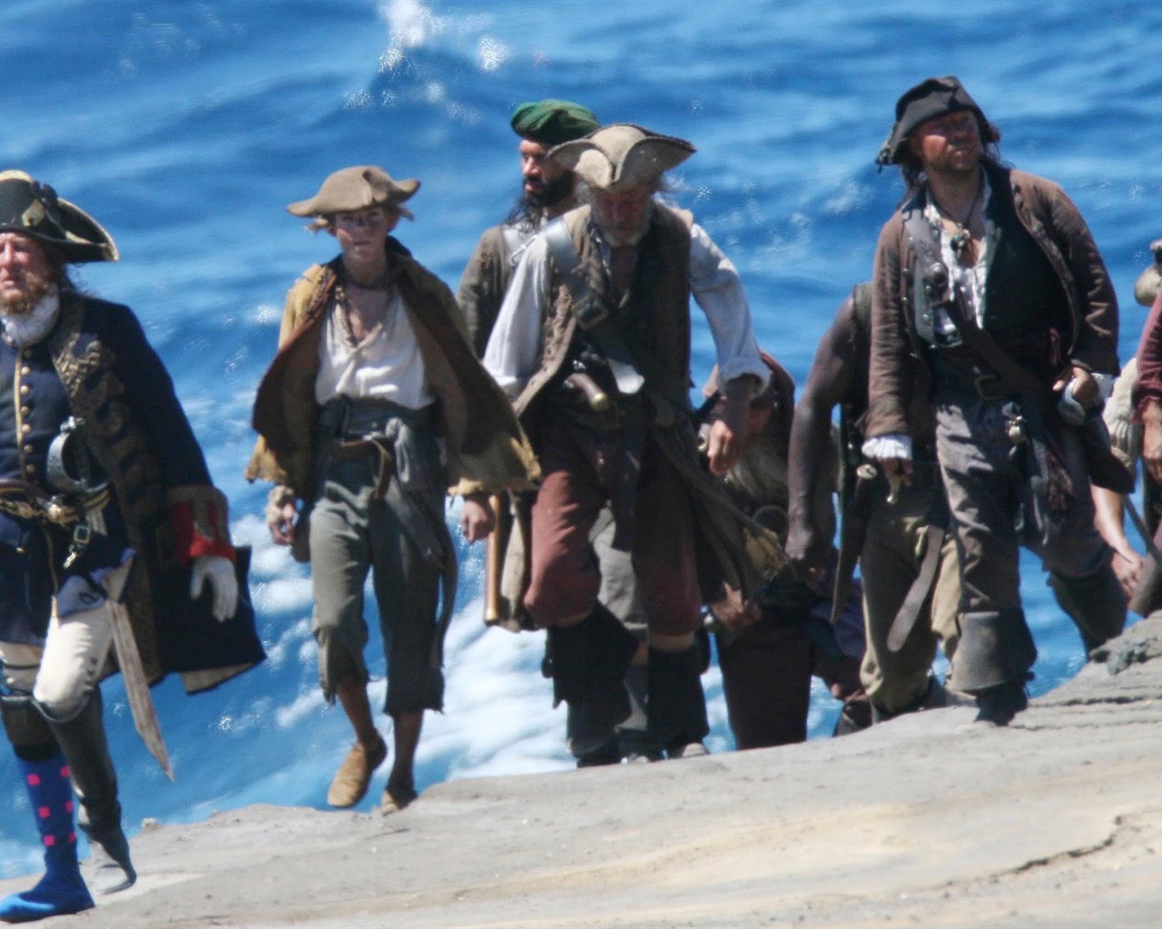 Piratas del Caribe: El extraño fondos de pantalla Mareas #3 - 1280x1024
