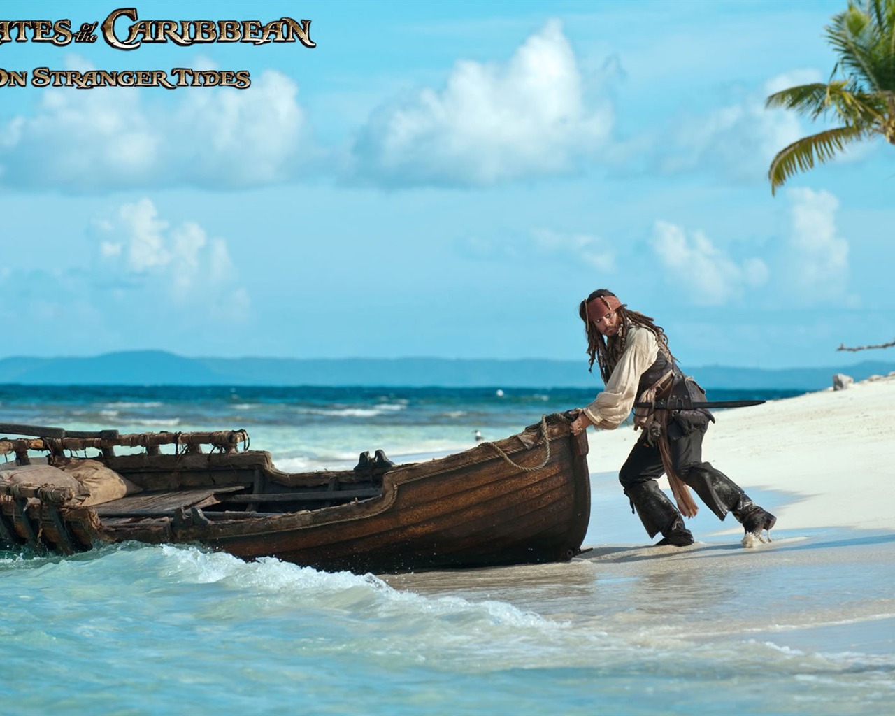 Piratas del Caribe: El extraño fondos de pantalla Mareas #6 - 1280x1024