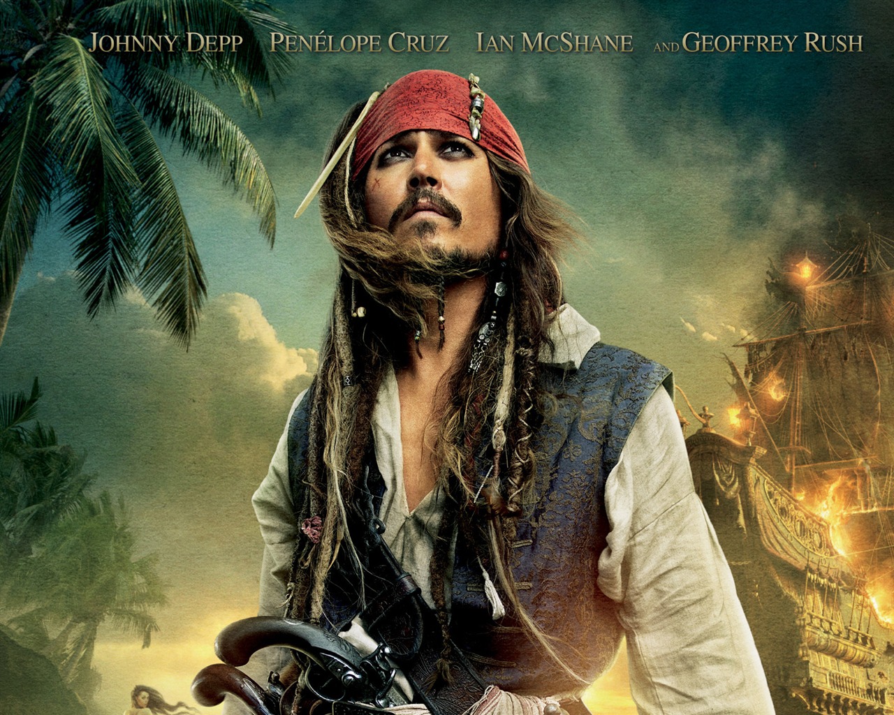 Pirates of the Caribbean: On Stranger Tides 加勒比海盜4 壁紙專輯 #9 - 1280x1024