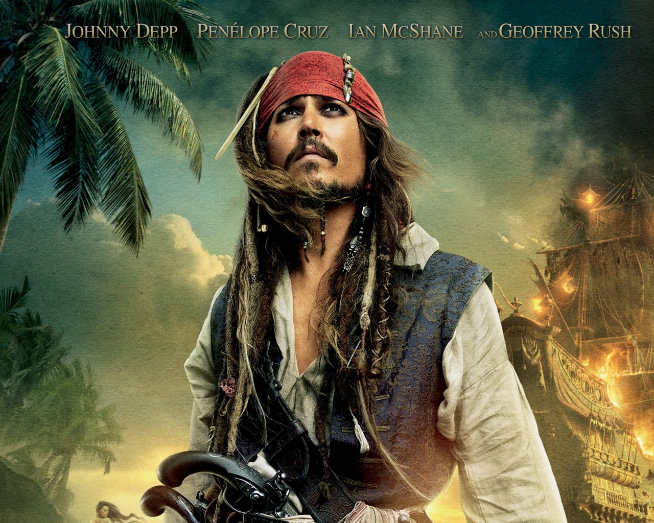 Pirates of the Caribbean: On Stranger Tides 加勒比海盜4 壁紙專輯 #9 - 1280x1024