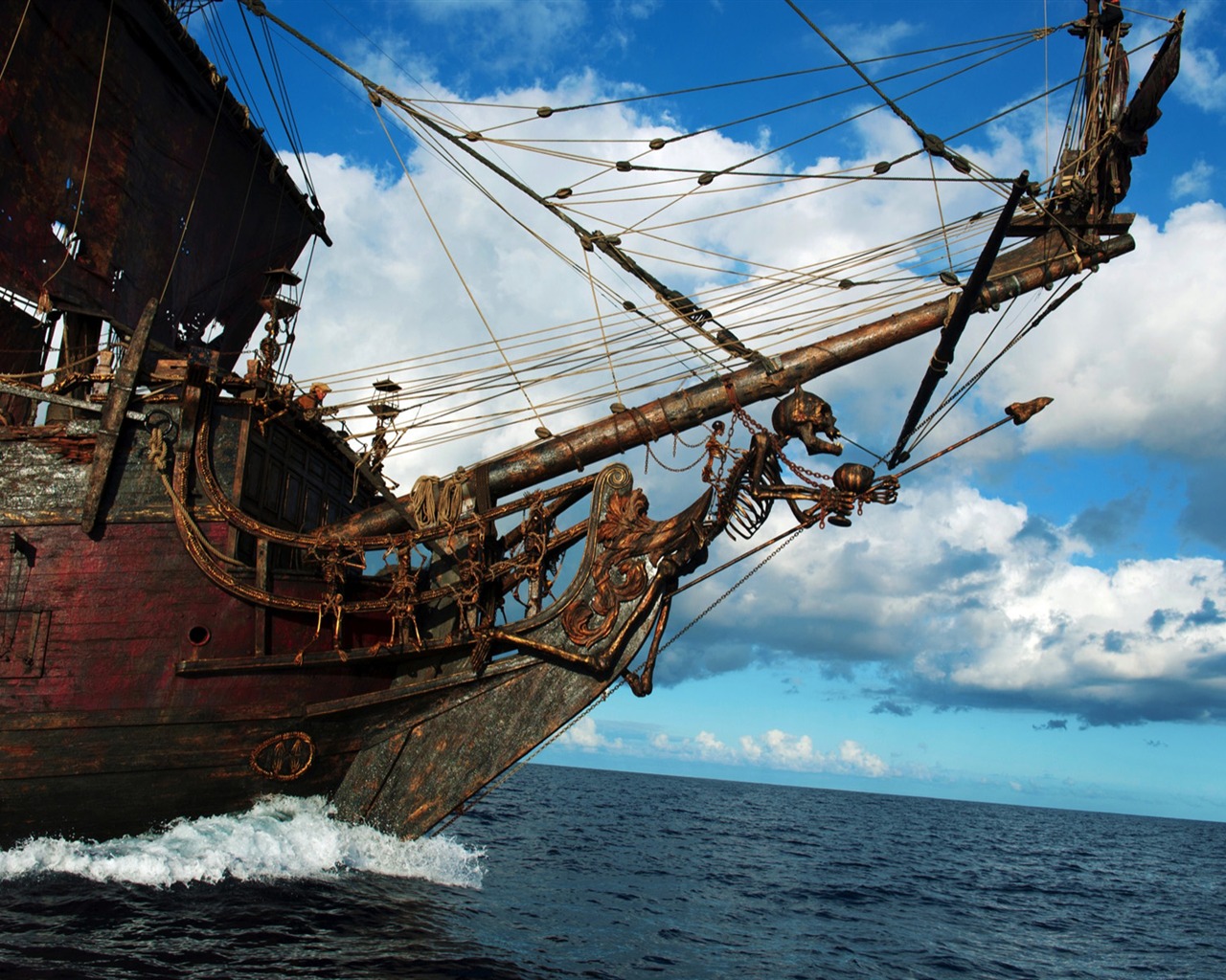 Pirates of the Caribbean: On Stranger Tides 加勒比海盜4 壁紙專輯 #16 - 1280x1024