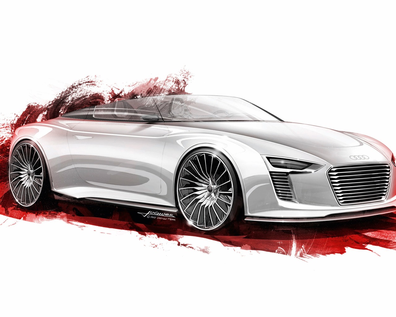 Concept Car Audi e-tron Spyder - 2010 奥迪28 - 1280x1024