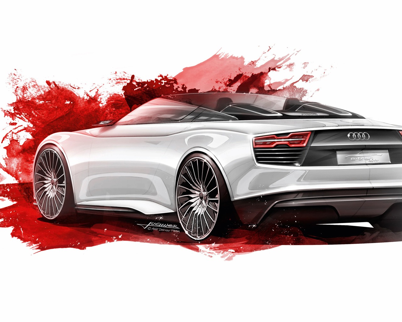 Concept Car Audi e-tron Spyder - 2010 奧迪 #29 - 1280x1024