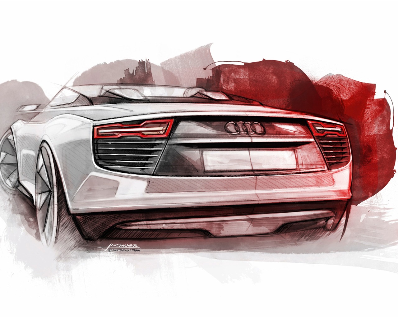 Concept Car Audi e-tron Spyder - 2010 HD tapetu #30 - 1280x1024