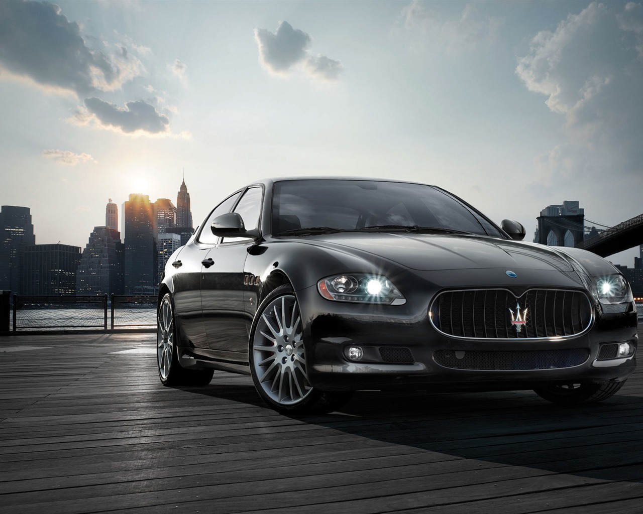 Maserati Quattroporte 스포츠 Gt 당연하지 - 2008의 HD 벽지 #2 - 1280x1024