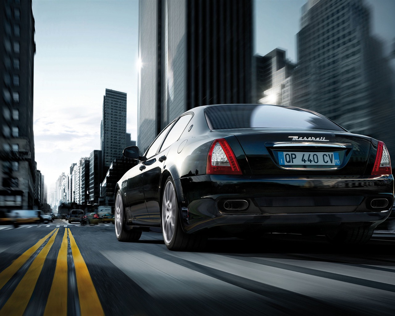 Maserati Quattroporte 스포츠 Gt 당연하지 - 2008의 HD 벽지 #3 - 1280x1024