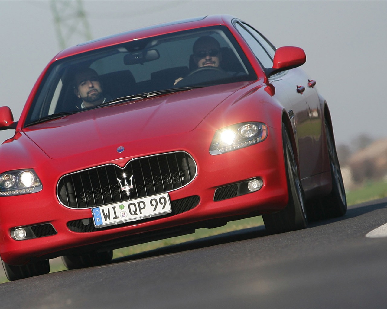 Maserati Quattroporte 스포츠 Gt 당연하지 - 2008의 HD 벽지 #6 - 1280x1024