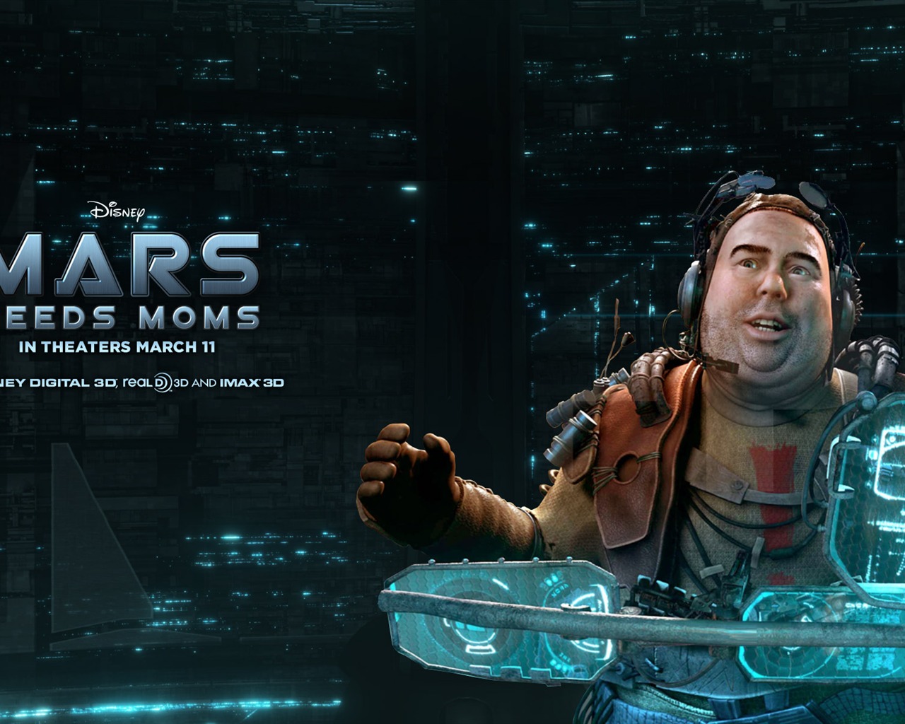 Mars Needs Moms 火星救母记 壁纸专辑2 - 1280x1024