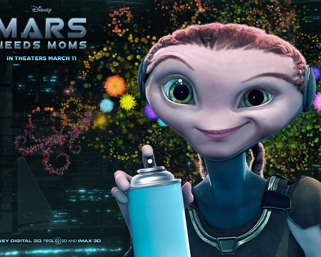 Mars Needs Moms 火星救母记 壁纸专辑3 - 1280x1024