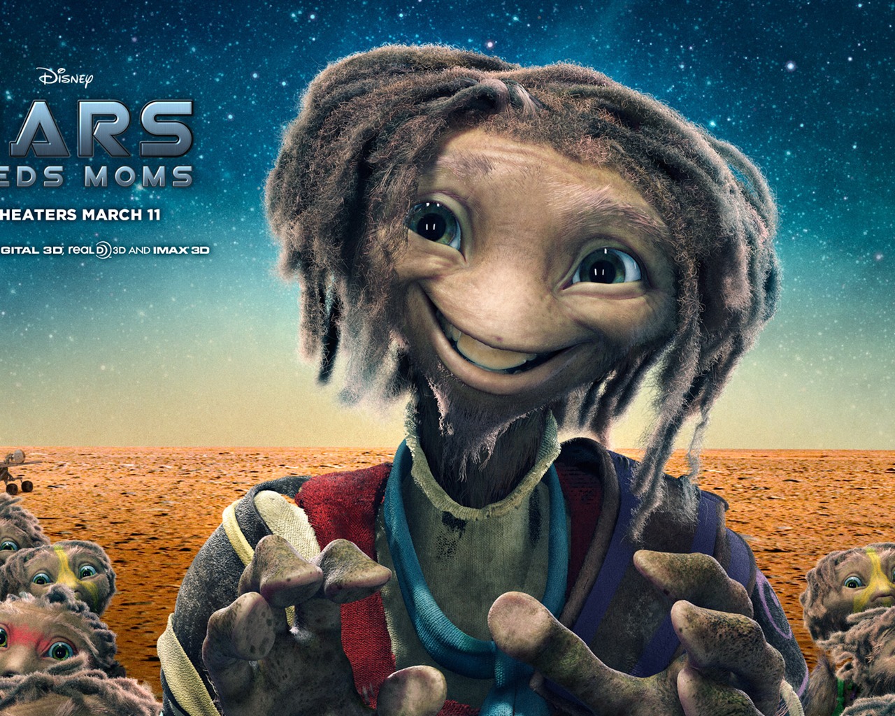 Mars Needs Moms 火星救母記 壁紙專輯 #5 - 1280x1024