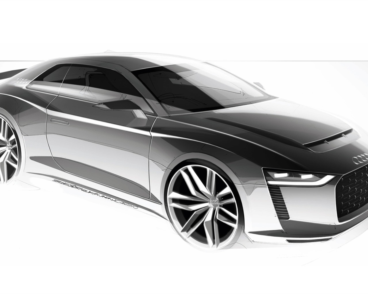 Concept Car Audi quattro - 2010 HD tapetu #24 - 1280x1024