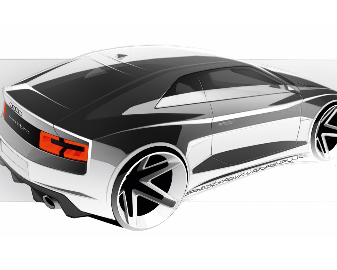 Concept Car de Audi quattro - 2010 fondos de escritorio de alta definición #25 - 1280x1024