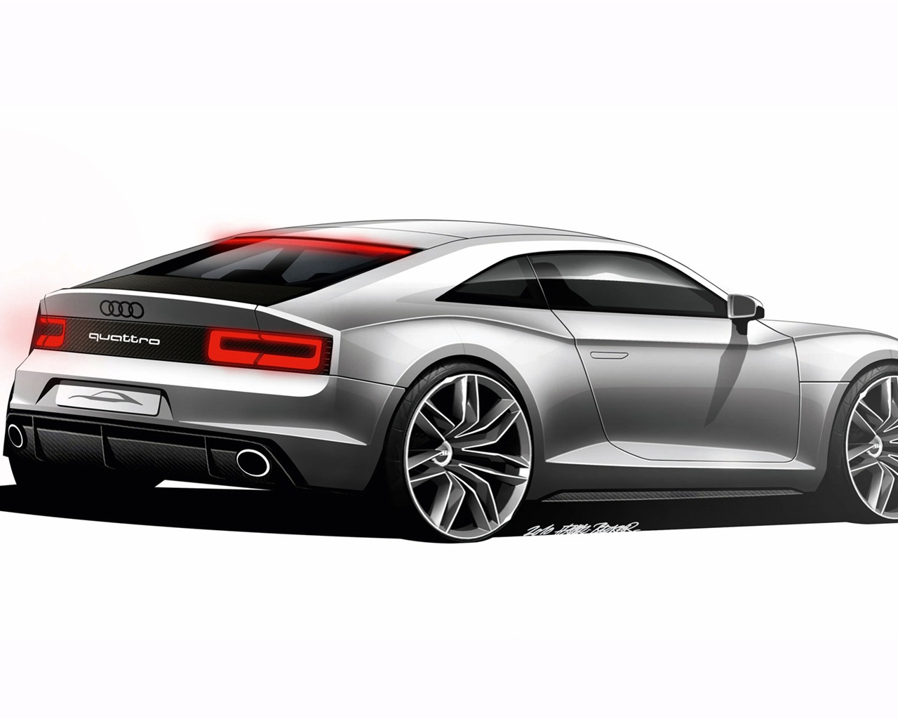 Concept Car Audi quattro - 2010 HD tapetu #26 - 1280x1024