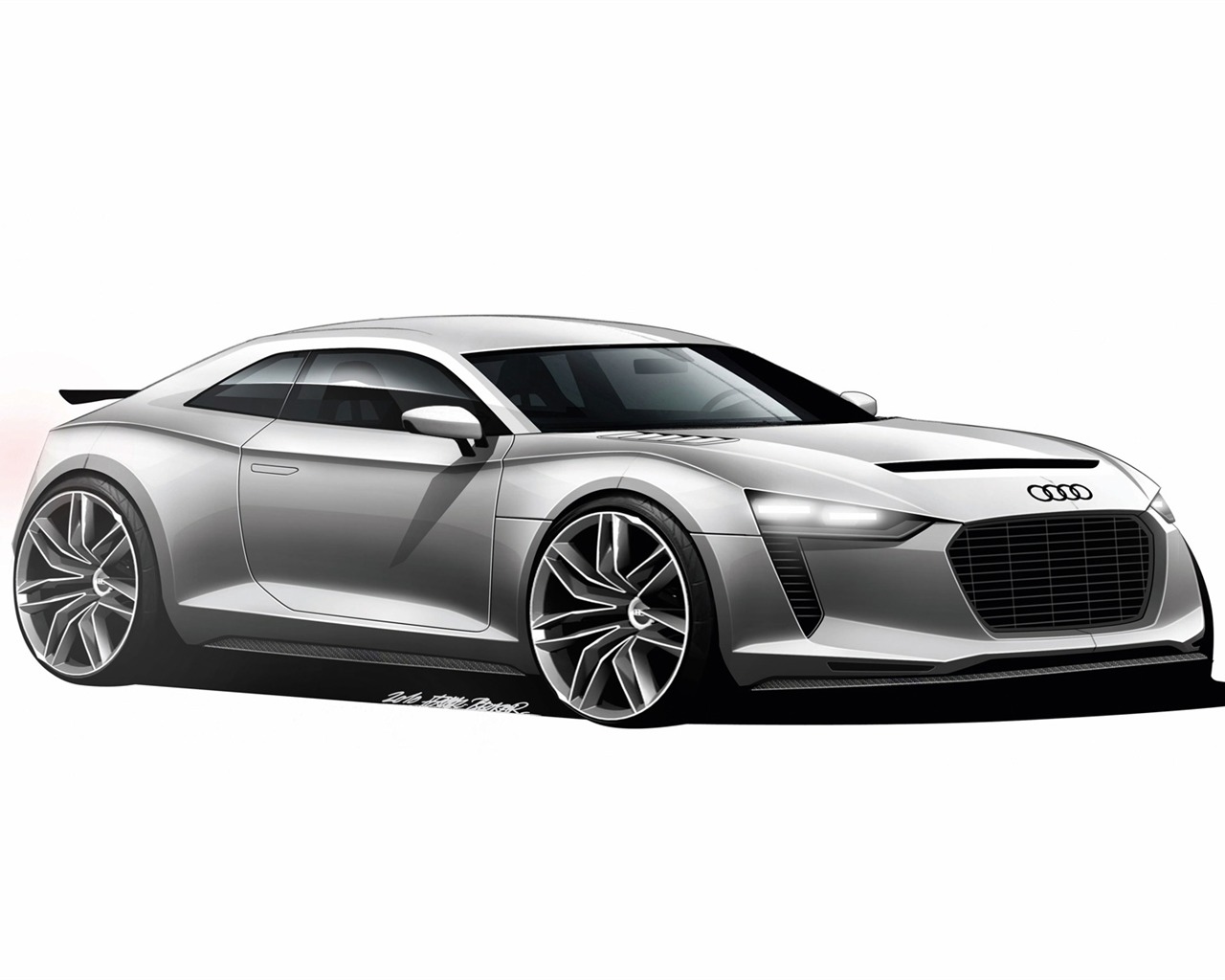 Concept Car Audi quattro - 2010 HD tapetu #27 - 1280x1024