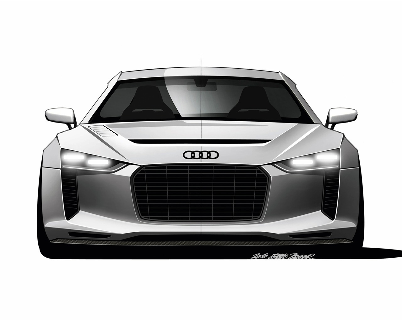 Concept Car de Audi quattro - 2010 fondos de escritorio de alta definición #28 - 1280x1024