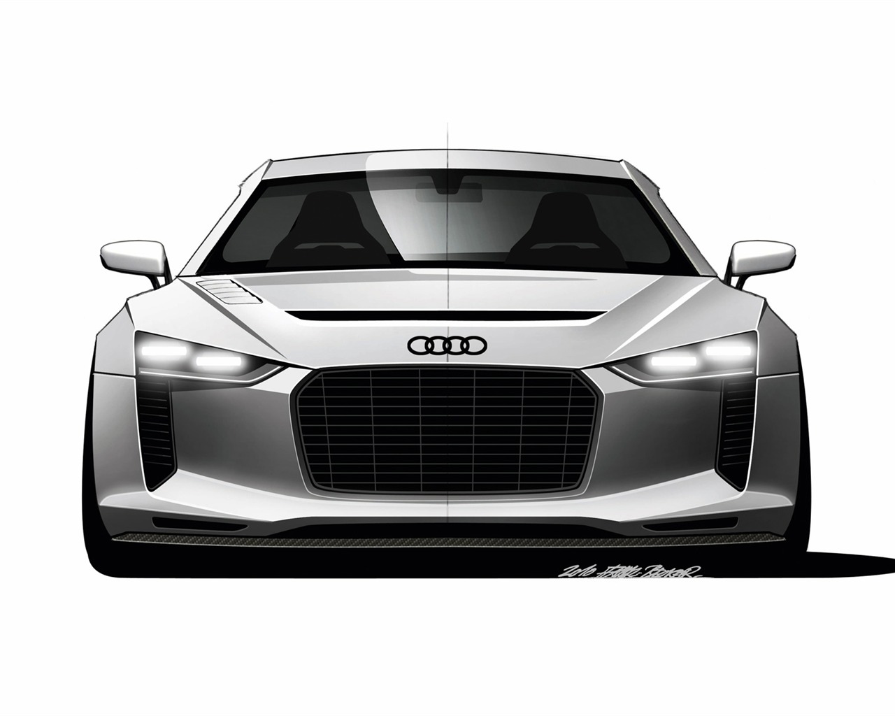 Concept Car Audi quattro - 2010 奥迪28 - 1280x1024