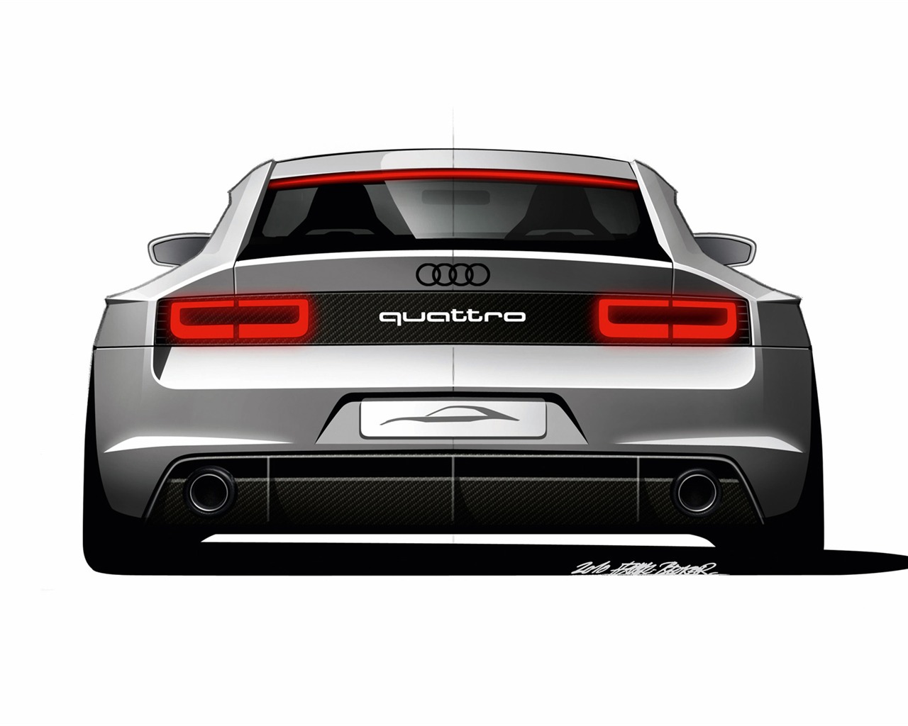 Concept Car Audi quattro - 2010 HD wallpaper #29 - 1280x1024