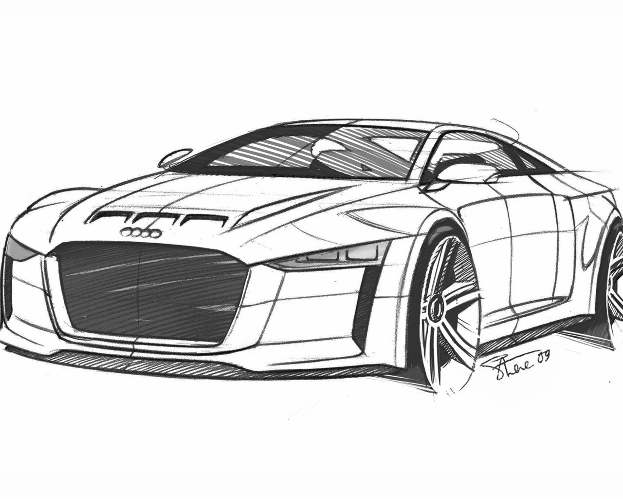 Concept Car Audi quattro - 2010 HD tapetu #30 - 1280x1024