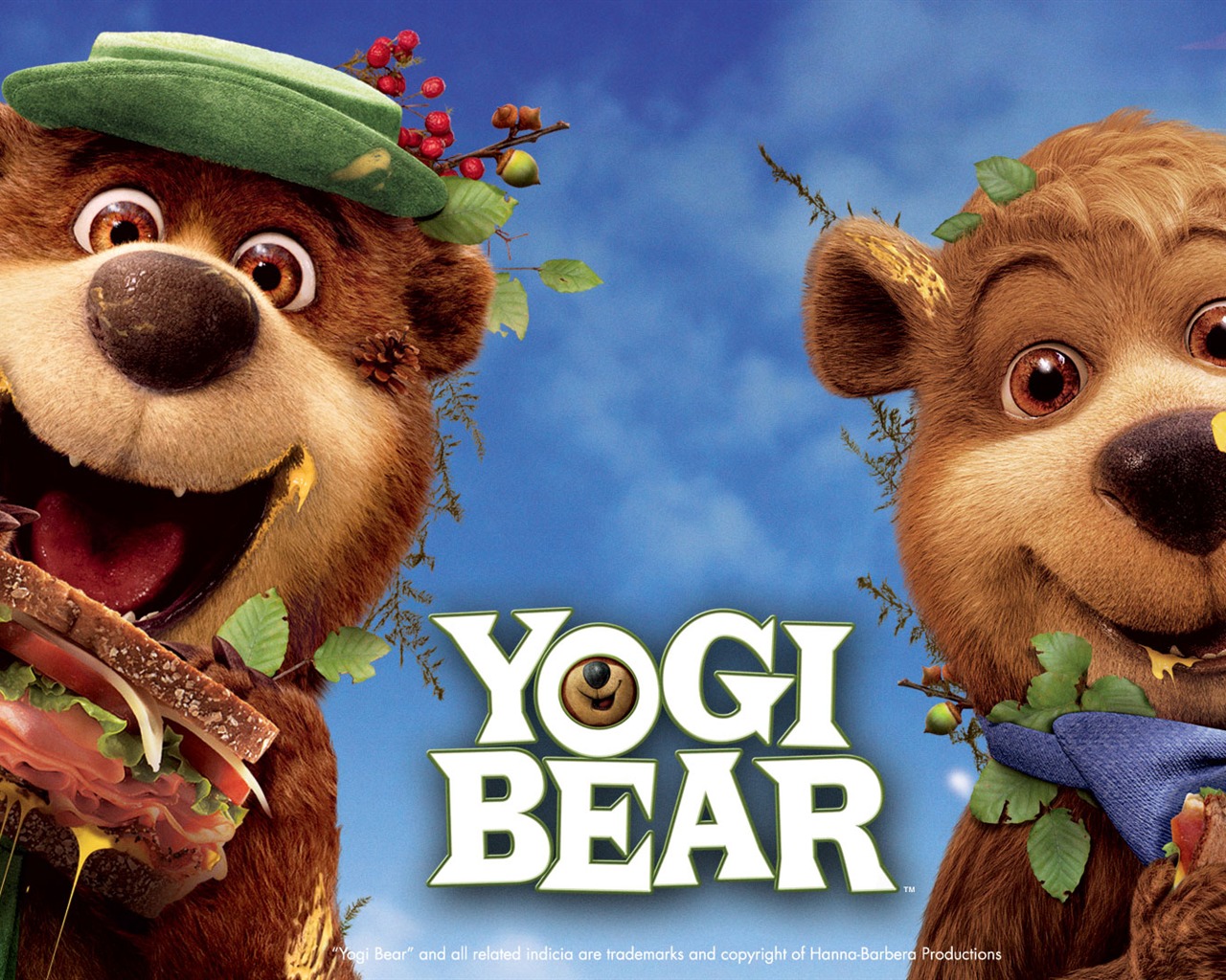 瑜珈熊 Yogi Bear 壁纸专辑3 - 1280x1024