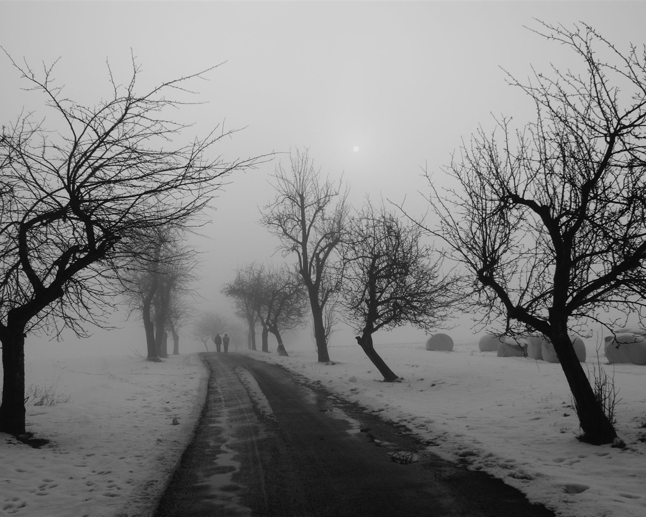 Tmavá barva krajiny tapety (2) #19 - 1280x1024